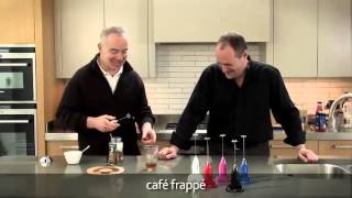 How to make a frappé coffee using an aerolatte milk frother [upl. by Lokcin]