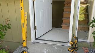 Jeld Wen Front Door Installation  Really crappy products and craftsmanship PART 1 [upl. by Delphinia785]