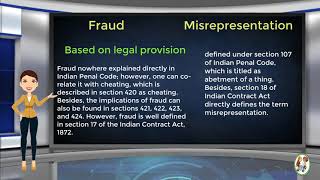 What is Difference Between Fraud amp Misrepresentation [upl. by Raouf]