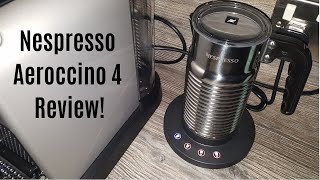 Nespresso Aeroccino 4 Milk Frother Review  Worth upgrading from the Aeroccino 3 [upl. by Awhsoj]