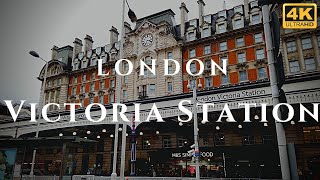 London Victoria Station Walk Through England 4K [upl. by Murry297]