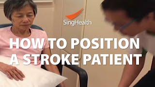 How To Position A Stroke Patient [upl. by Jentoft]