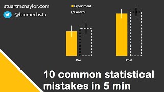 Ten Statistical Mistakes in 5 Min [upl. by Rutherfurd652]