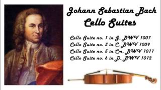 Johann Sebastian Bach  Cello suites in 432 Hz great for reading or studying [upl. by Ylirama202]