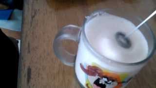 Aerolatte Review Frothing Cold Milk In Under 1 Minute [upl. by Nayd56]